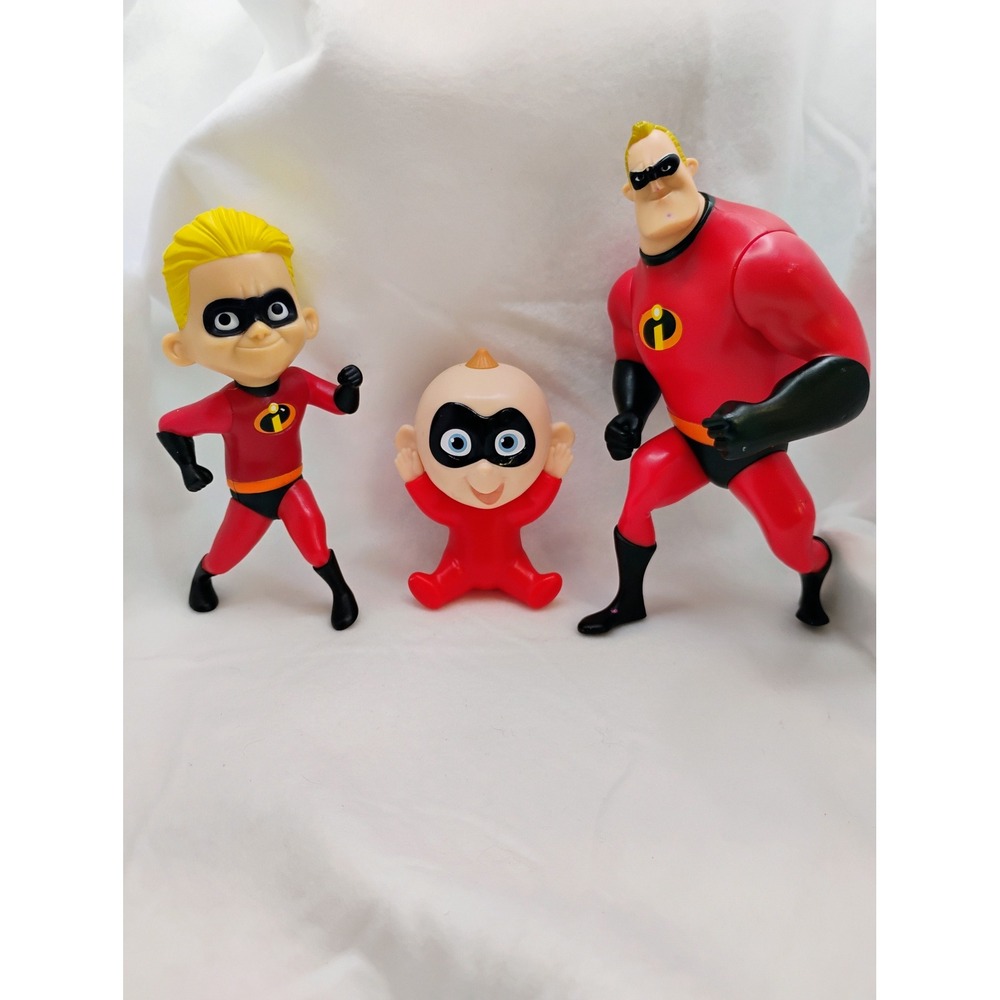 Vintage 2004 McDonalds Happy Meal Disney Pixar The Incredibles Mr Dash Jack-Jack